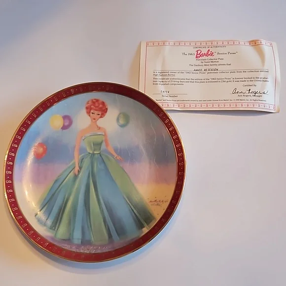 Barbie Senior Prom High Fashion Collectible Plate - Picture 2 of 3